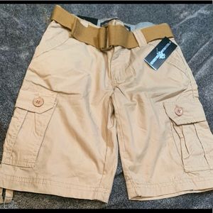 Brand new with tags. Khaki shorts. Size 7